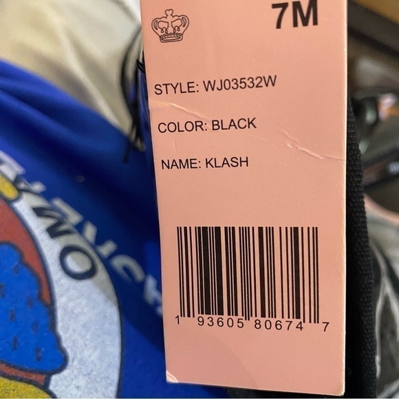 Juicy Couture Klash Clear Ankle Boot Black 7 - Picture 3 of 4